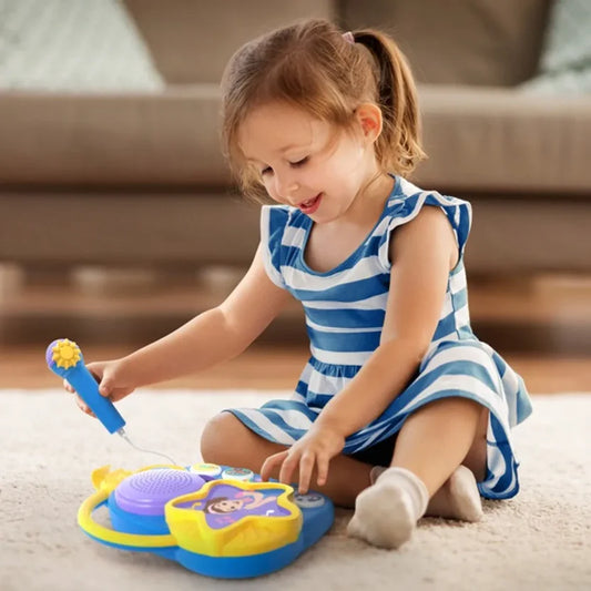 Sing-Along Music Player for Kids – Interactive Toddler Karaoke Machine with Microphone