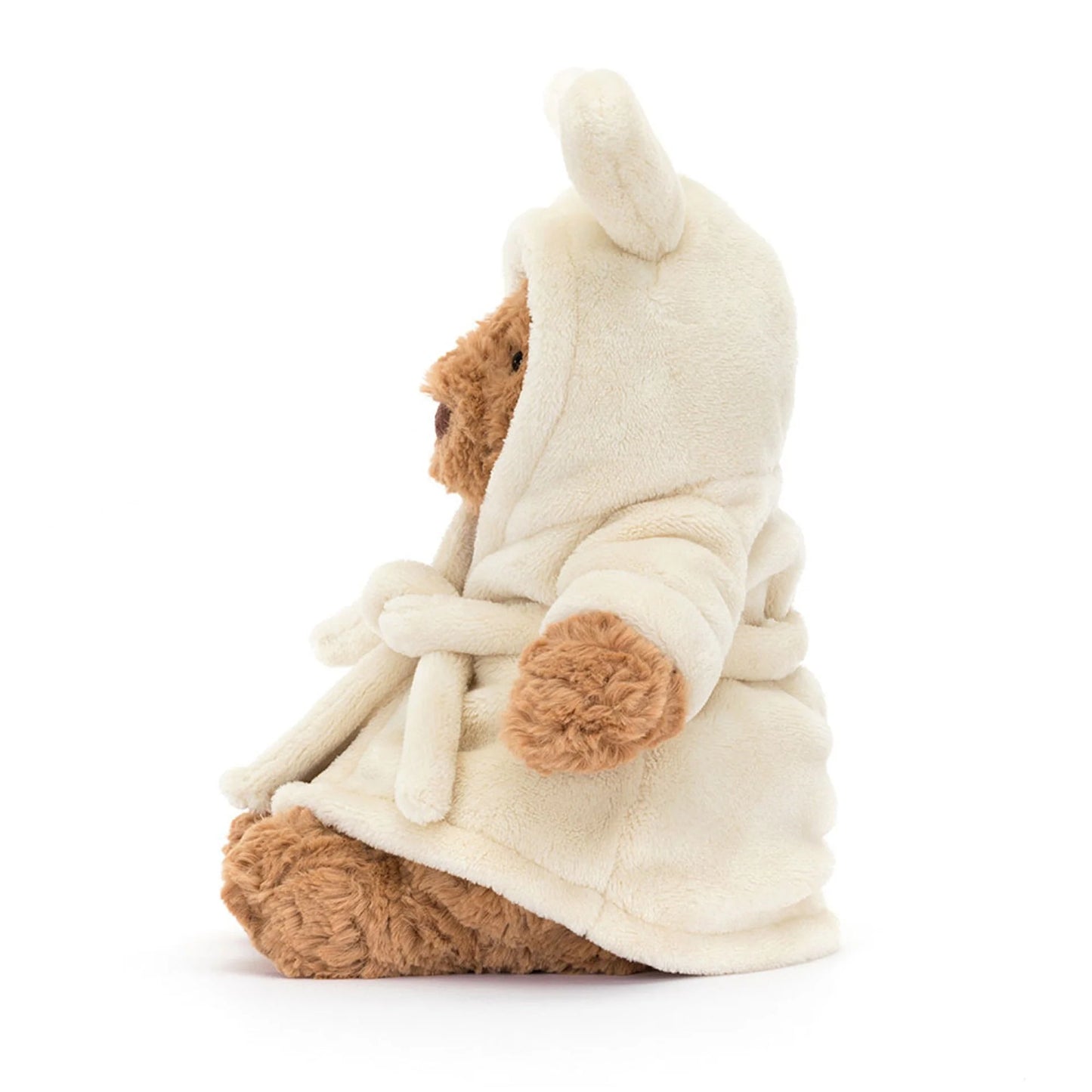 Jellycat Bartholomew Bear in Cream Bathrobe – Cute Snuggly Plush Toy Outfit
